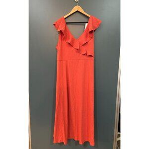 New with tags XXL Flutter Short Sleeve Knit MIDI Maternity Dress - Isabel Matern